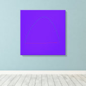 Paarse Berg Canvas Afdruk (Insitu (Houten vloer))