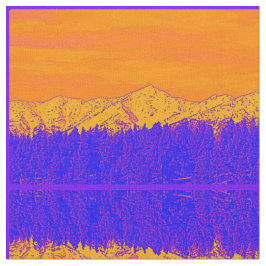 Paarse berg majestueuze stof