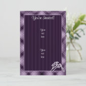 Paarse bergbeklimming kaart (Staand voorkant)