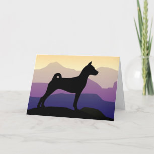 Paarse Bergen Basenji Kaart