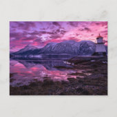 Paarse bergen briefkaart (Voorkant)