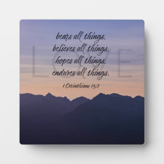 Paarse bergen Christelijke Startplaat Fotoplaat