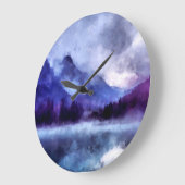 Paarse bergen in Alaska | Landschapsverf Grote Klok (Hoek)