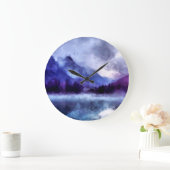 Paarse bergen in Alaska | Landschapsverf Grote Klok (Huis)