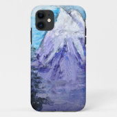 Paarse bergen majesteit Phone case (Achterkant)