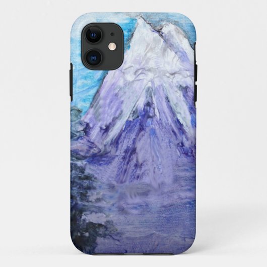 Paarse bergen majesteit Phone case (Achterkant)