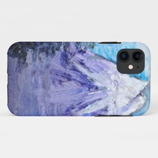 Paarse bergen majesteit Phone case (Achterkant (horizontaal))