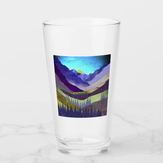 Paarse bergen Majesty Glas (Voorkant)