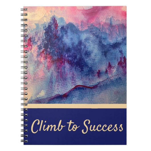 Paarse bergen Majesty Notitieboek (Voorkant)