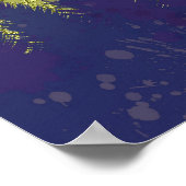 Paarse bergen Majesty Poster (Hoek)