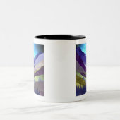 Paarse bergen Majesty Tweekleurige Koffiemok (Center)