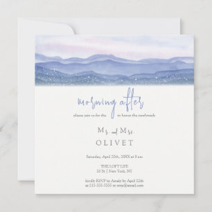 Paarse bergen na morgen kaart