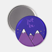 Paarse bergmagneet magneet (Voorkant / Achterkant)