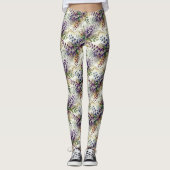 paarse bessen en wijngaarden leggings (Voorkant)