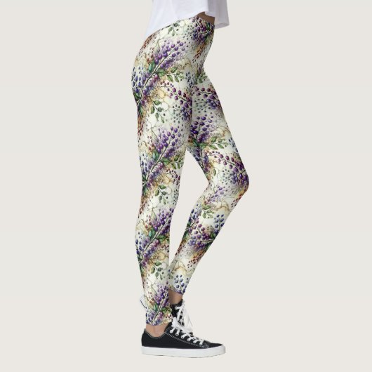 paarse bessen en wijngaarden leggings (Rechts)