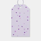 Paarse beste mam ooit cadeau Labels Cadeaulabel (Achterkant)