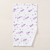 Paarse beste mama ooit - badhanddoekset bad handdoek (Handdoek)