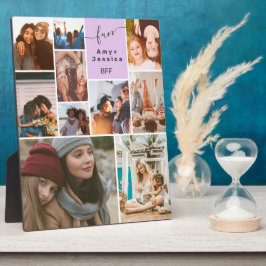 Paarse Beste vrienden, script 10 foto collage Fotoplaat