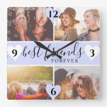 paarse beste vrienden script naam 4 foto collage