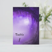 Paarse betoverde Kaart van het bodentafel (Staand voorkant)