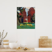 Paarse beukenbomen van Matisse Poster (Keuken)