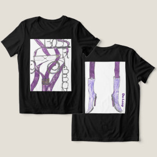 Paarse bewustheid Tri-Blend shirt