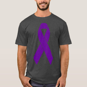 Paarse bewustmakingslint 1 t-shirt