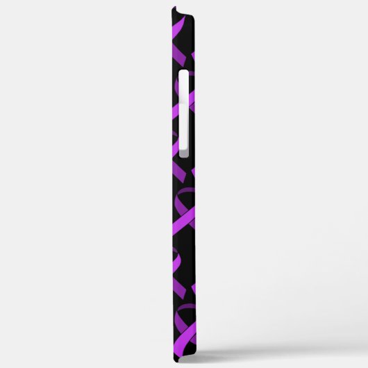 Paarse bewustmakingslint Case-Mate iPhone case (Achterkant / Links)