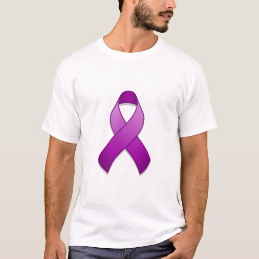 Paarse bewustwording t-shirt (Voorkant)
