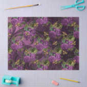 Paarse Bij Serie Design 14 Tissuepapier (Craft)