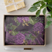 Paarse Bij Serie Design 14 Tissuepapier (Geschenk)