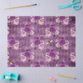Paarse Bij Serie Design 17 Tissuepapier (Craft)