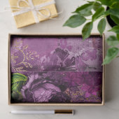 Paarse Bij Serie Design 3 Tissuepapier (Geschenk)