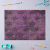 Paarse Bij Serie Design 9 Tissuepapier (Craft)