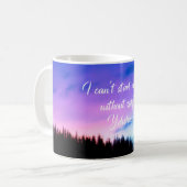 Paarse Bijbelse Gezegde Koffiemok (Voorkant links)