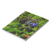 Paarse bijenbalm en roodbaars notitieblok (Linkerzijde)