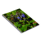 Paarse bijenbalm en roodbaars notitieboek (Rechterzijde)