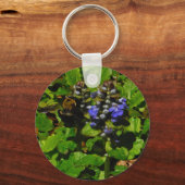 Paarse bijenbalm en roodbaars sleutelhanger (Voorkant)