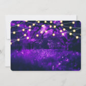 Paarse bijtende boslichten 16 kaart (Achterkant)