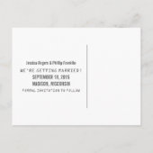 Paarse Binaire Code Foto sparen het Briefkaart van (Achterkant)