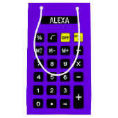 Paarse Birthday Calculator Klein Cadeauzakje (Voorkant)