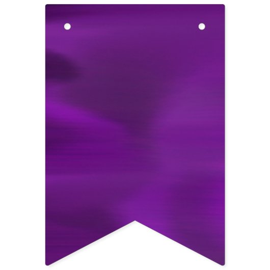 Paarse Birthday Party Vlaggetjes (Eerste vlag)