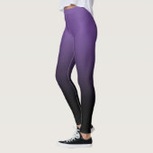Paarse Black Ombre Leggings (Links)