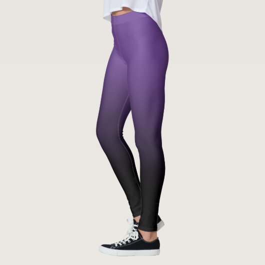 Paarse Black Ombre Leggings (Links)