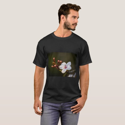 Paarse blad pruim Natuur T-shirt (Voorkant volledig)