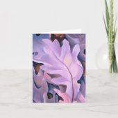 Paarse bladeren, Georgia O'Keeffe, Kaart (Voorkant)