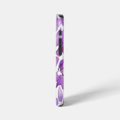 Paarse Bladeren iPhone Hoesje (Linkerkant)