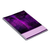 paarse bladeren notitieboek (Rechterzijde)