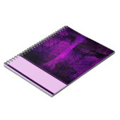 paarse bladeren notitieboek (Linkerzijde)