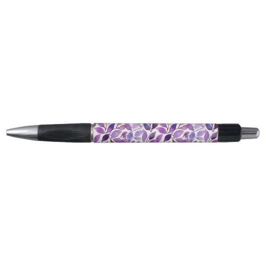 Paarse Bladeren Pen (Voorkant)